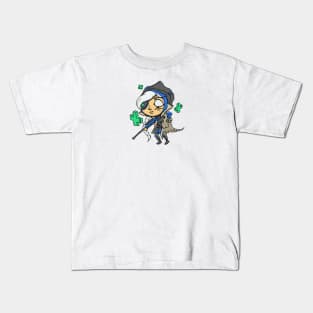 Old lady warrior Kids T-Shirt